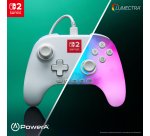 PowerA Advantage Blanco USB Gamepad Analógico/Digital Nintendo Switch 2