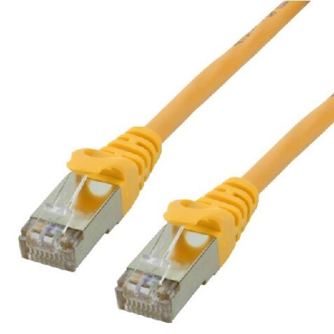 MCL IC5J99A0006F03J câble de réseau Jaune 0,3 m Cat6 F/UTP (FTP)