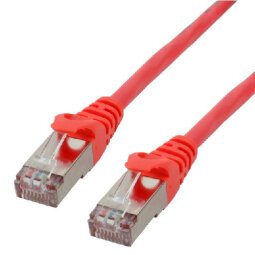 MCL FCC6ABMSHF-0.5M/R câble de réseau Rouge 0,5 m Cat6a S/FTP (S-STP)