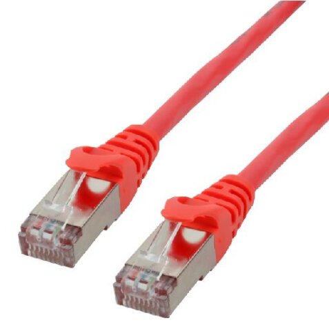 MCL IC5J99A0006F03R câble de réseau Rouge 0,3 m Cat6 F/UTP (FTP)