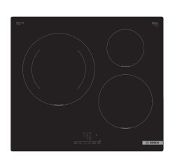BOSCH Plaque induction PUJ611BB5E Série 4 3 foyers