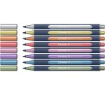 Pochette schneider roller metallique paint it 050 trait 0,4 mm pointe ultra smooth 8  coloris assorti