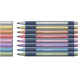 Pochette schneider roller metallique paint it 050 trait 0,4 mm pointe ultra smooth 8  coloris assorti
