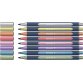 Pochette schneider roller metallique paint it 050 trait 0,4 mm pointe ultra smooth 8  coloris assorti