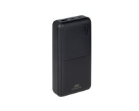 Rivacase VA2571 power bank Lithium Polymer (LiPo) 20000 mAh Black