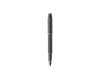 Stylo-plume  parker im monochrome noir pointe        moyenne encre bleu etui       cadeau