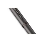 Stylo-plume  parker im monochrome noir pointe        moyenne encre bleu etui       cadeau