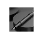 Stylo-plume  parker im monochrome noir pointe        moyenne encre bleu etui       cadeau