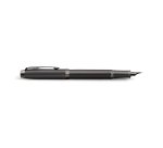 Stylo-plume  parker im monochrome noir pointe        moyenne encre bleu etui       cadeau