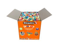 Flocon de mais cleopatre ipopop 15mm + 1 eponge + 1    guide coloris assortis pack   de 2000 flocons