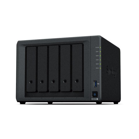 Synology DiskStation DS1522+ serveur de stockage NAS Tower SoC AMD Embedded série R R1600 8 Go DDR4 0 To DiskStation Manager Noir