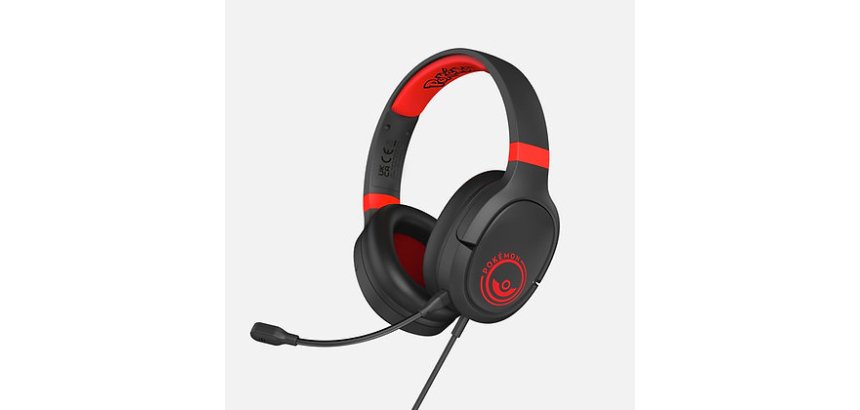 OTL Technologies Pokémon PK0879 cuffia e auricolare Cuffie Cablato A Padiglione Gaming Nero, Rosso