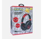 OTL Technologies Pokémon PK0879 cuffia e auricolare Cuffie Cablato A Padiglione Gaming Nero, Rosso