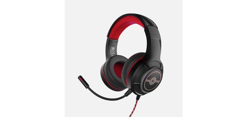 OTL Technologies Pokémon PK0904 cuffia e auricolare Cuffie Cablato A Padiglione Gaming Nero, Rosso