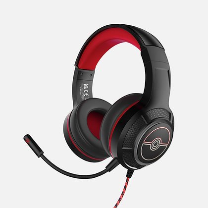 OTL Technologies Pokémon PK0904 headphones/headset Wired Head-band Gaming Black, Red