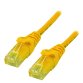 MCL 0.5m Cat6 U/UTP câble de réseau Jaune 0,5 m U/UTP (UTP)