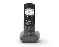 Gigaset AS490 telefono Telefono analogico/DECT Identificatore di chiamata Nero