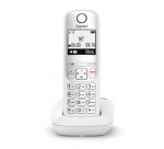 Gigaset AS490 Telefono analogico/DECT Identificatore di chiamata Bianco