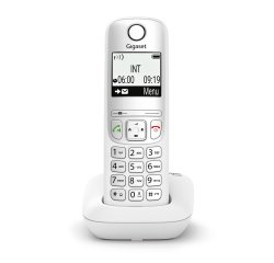 Gigaset AS490 Analog/DECT telephone Caller ID White