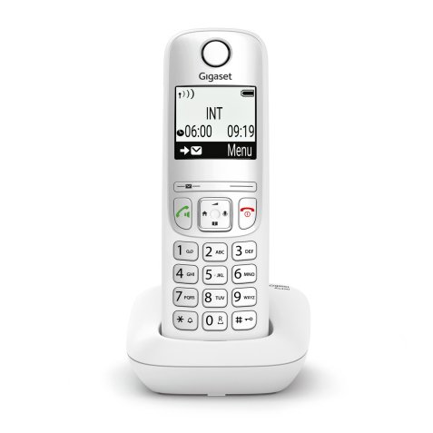 Gigaset AS490 Analog/DECT telephone Caller ID White