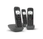 Gigaset AS490 Trio Telefono analogico/DECT Identificatore di chiamata Nero