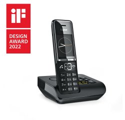 Gigaset COMFORT 550A Analog/DECT telephone Caller ID Black