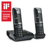 Gigaset COMFORT 550A duo Analog/DECT telephone Caller ID Black