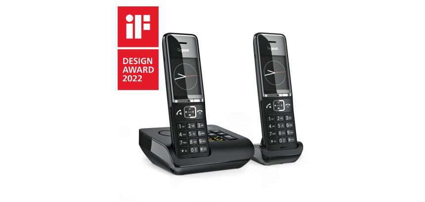 Gigaset COMFORT 550A duo Analog/DECT telephone Caller ID Black