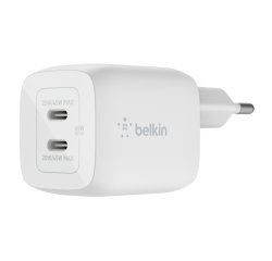 Belkin WCH011vfWH Portátil, Smartphone, Tableta Blanco Corriente alterna Carga rápida Interior