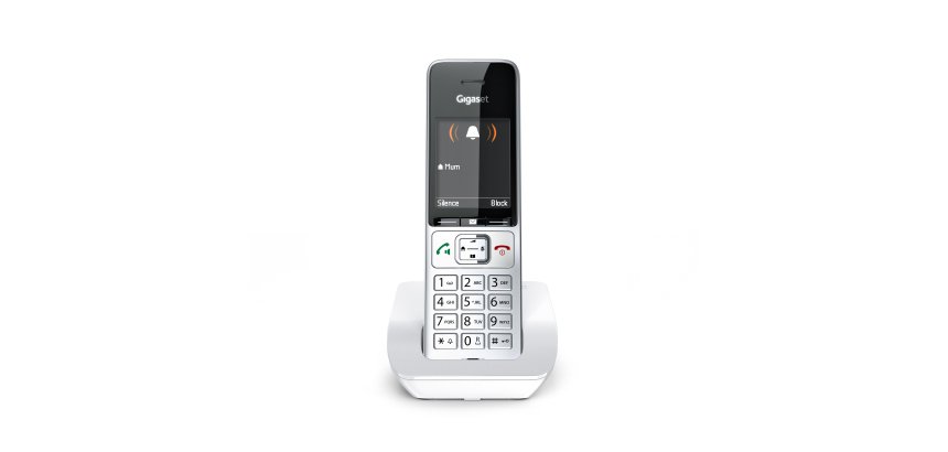 Gigaset Comfort 501 DECT telephone Caller ID Silver, White
