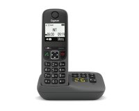 Gigaset AS490A Telefono analogico/DECT Identificatore di chiamata Nero
