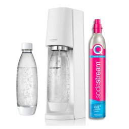 SODASTREAM Machine à soda Machine TERRA Blanche Pack Lave-Vaisselle