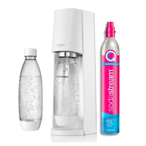 SODASTREAM Machine à soda Machine TERRA Blanche Pack Lave-Vaisselle