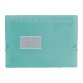 Trieur liderpapel polypropylène a4 210x297mm 700 microns 13 compartiments fermeture élastique translucide coloris vert