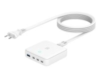 Tucano MA-DEGAN100-EU-W cargador de dispositivo móvil Portátil, Smartphone, Tableta Blanco Corriente alterna Carga rápida Interior
