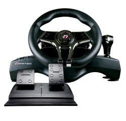 Blade Gaming Hurricane MKII Negro Volante + Pedales Nintendo Switch, PC, PlayStation 4, Playstation 3