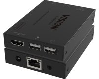 Vision HDMI-over-IP Receiver Récepteur AV Noir