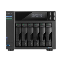 Asustor LOCKERSTOR 6 Gen2 NAS Bureau Intel® Celeron® N5105 8 Go DDR4 HDD ADM Noir