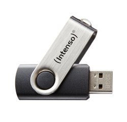 Intenso Basic Line USB-Flash-Laufwerk 32 GB USB Typ-A 2.0 Schwarz, Silber