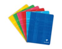Cahier piqué 17x22 cm 144 pages grands carreaux - Assortis