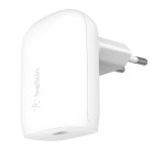 Belkin WCA005vfWH Ordinateur portable, Smartphone, Tablette Blanc Secteur Charge rapide Intérieure