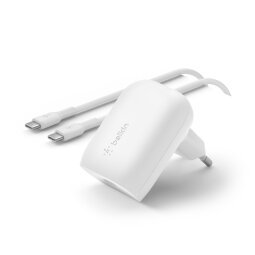 Belkin WCA005vf1MWH-B6 Ordinateur portable, Smartphone, Tablette Blanc Secteur Charge rapide Intérieure