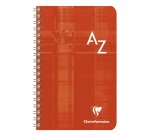 Répertoire reliure intégrale 11x17 cm 180 pages petits carreaux - Assortis