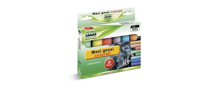 Lebez 532 writing chalk Multicolour 6 pc(s)