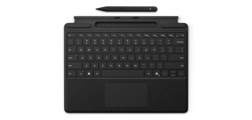 Microsoft Surface Pro Keyboard with Slim Pen for Business AZERTY Français Microsoft Cover port Noir