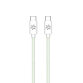 Celly USBCUSBCCOTTGN cable USB 1,5 m USB C Verde, Blanco