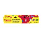 Gouache scolaire jovi a base d'eau couleur assorties 5     pots de 35 ml + pinceau