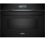 SIEMENS Four encastrable pyrolyse CM776G1B1, IQ700, Combiné compact