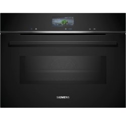 SIEMENS Four encastrable pyrolyse CM776G1B1, IQ700, Combiné compact