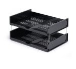 Durable 1700801058 desk tray/organizer Polystyrene Black
